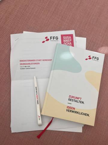 <p>Impressions from the kick-off workshop of the FFG’s INNOVATORINNEN Leadership Program in Vienna ©FFG</p>