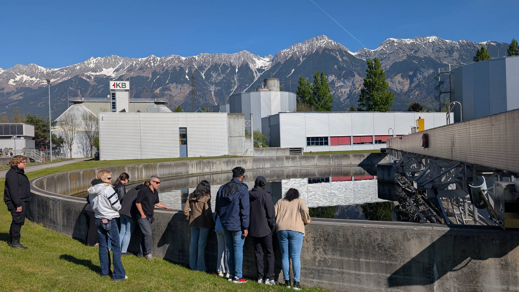 <p>Exkursion Biomassevergasungsanlage und Klärwerk ©MCI/Forer</p>