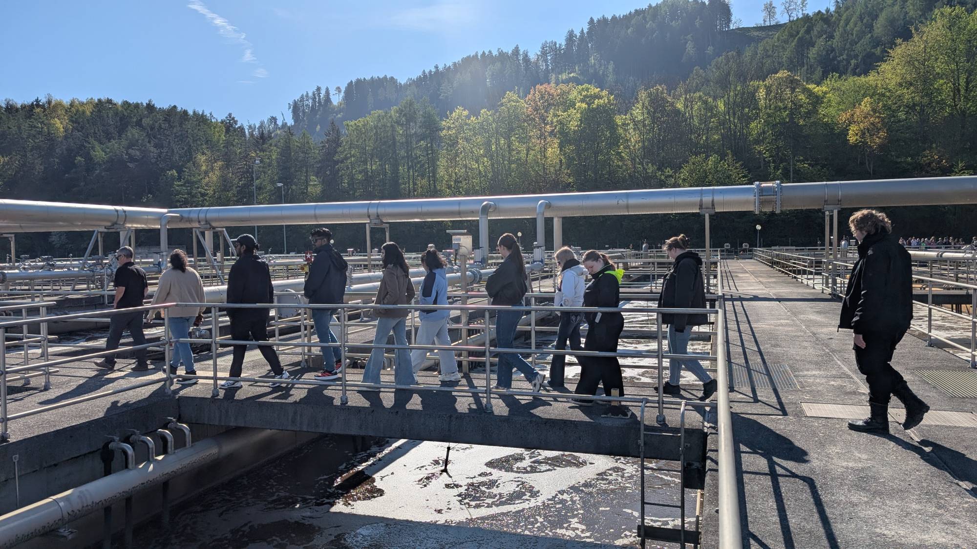 <p>Exkursion Biomassevergasungsanlage und Klärwerk ©MCI/Forer</p>