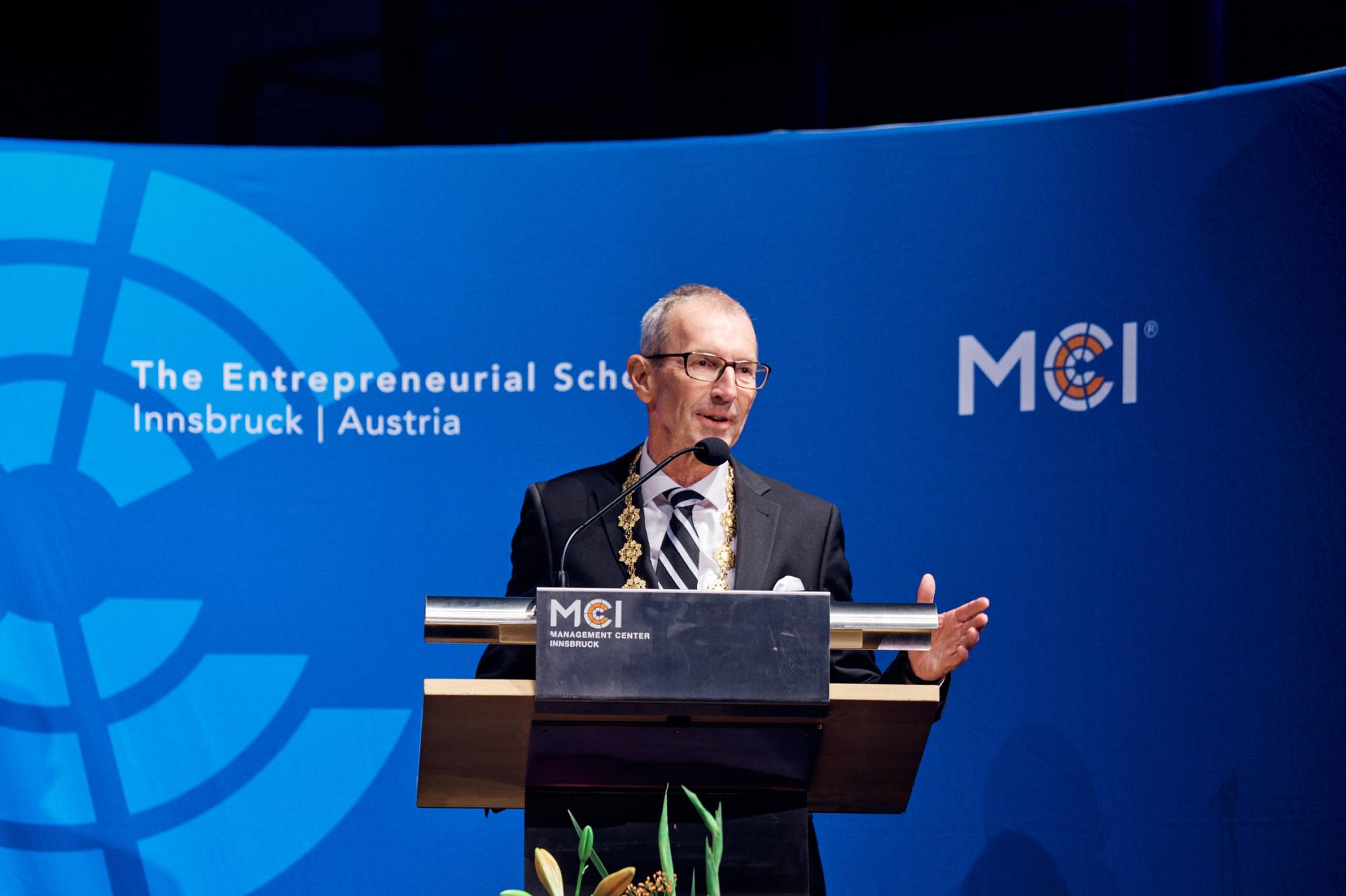 <p>Rector Andreas Altmann emphasized the importance of education ©Klaus Maislinger</p>