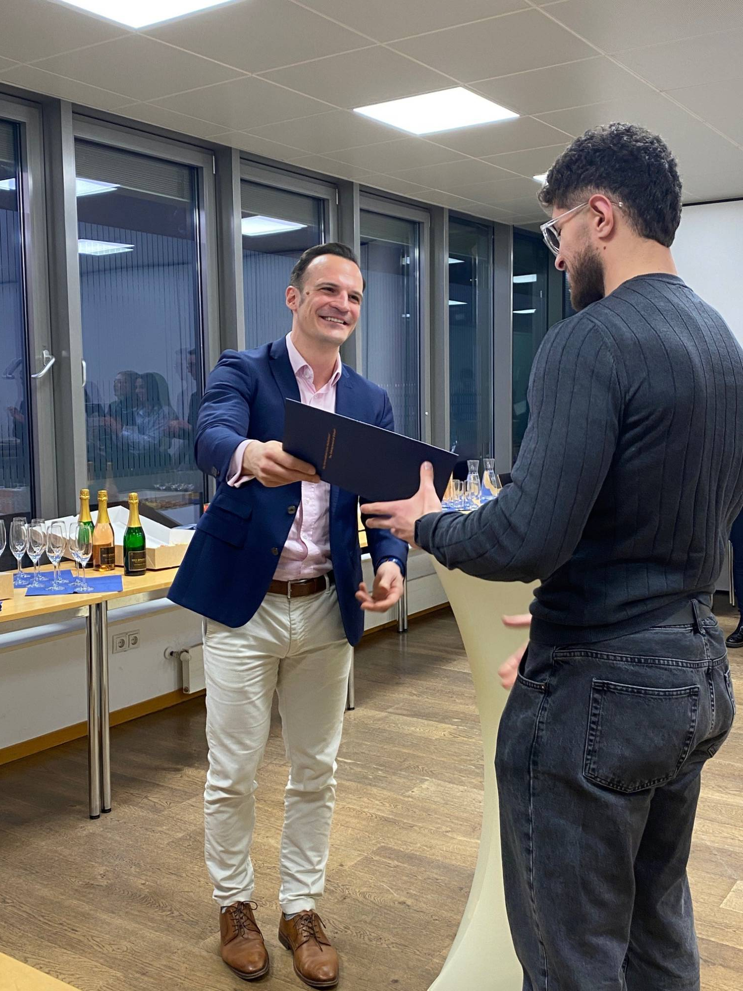 <p>A special moment for us and our students ©MCI/Janina Platt</p>