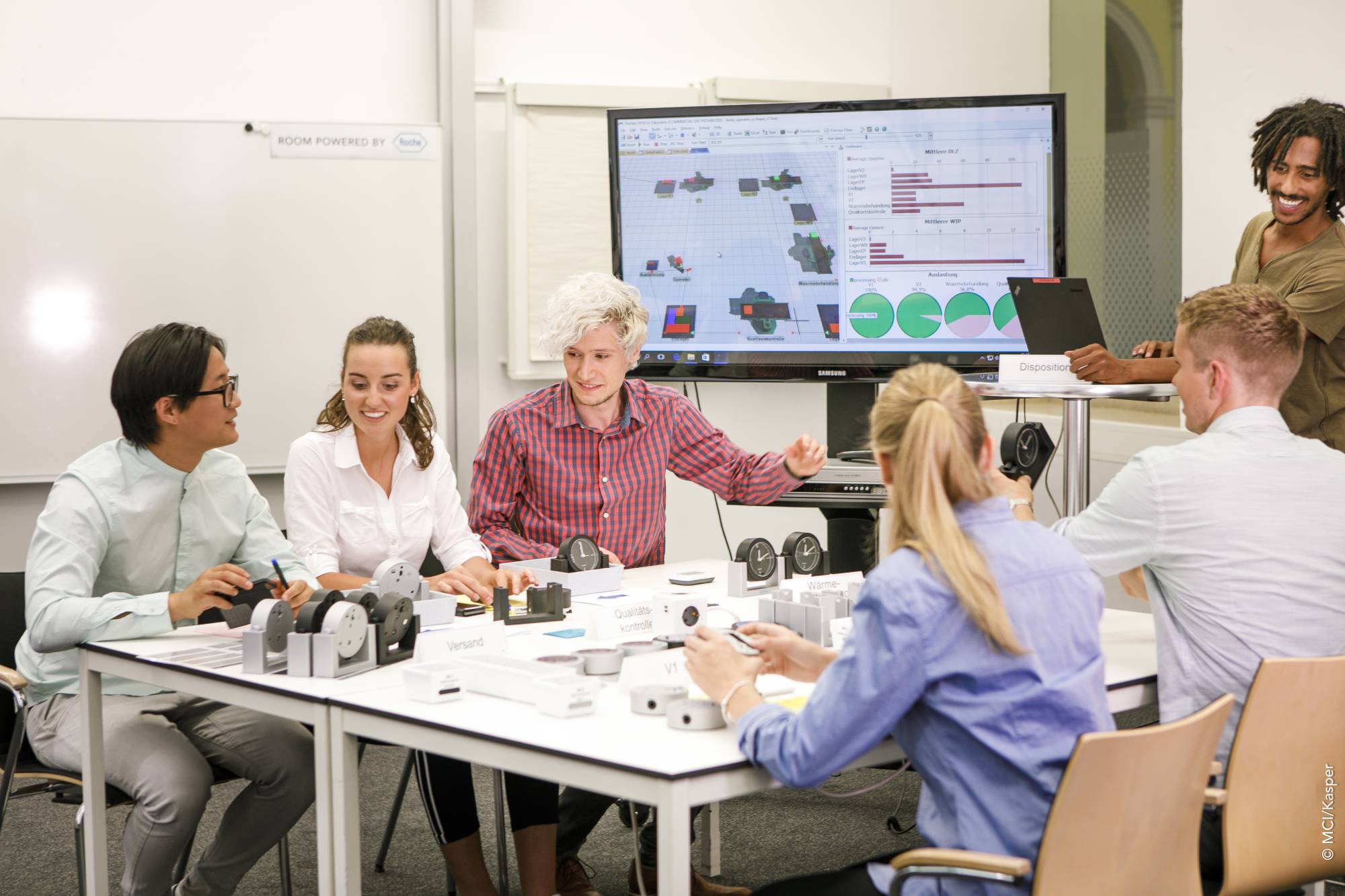 <p>Studienalltag am Department Wirtschaftsingenieurwesen. ©Kasper</p>