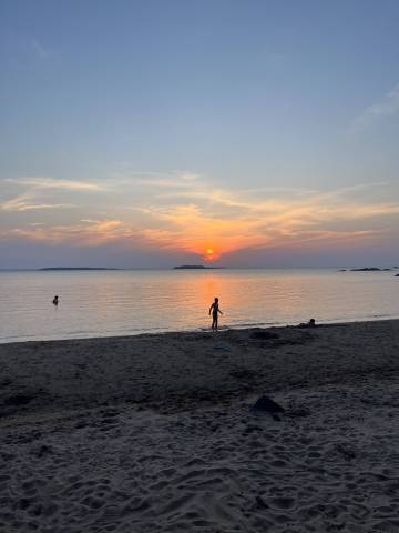 <p>Sonnenuntergang am Strand außerhalb von Kokkola © MCI / Summer</p>