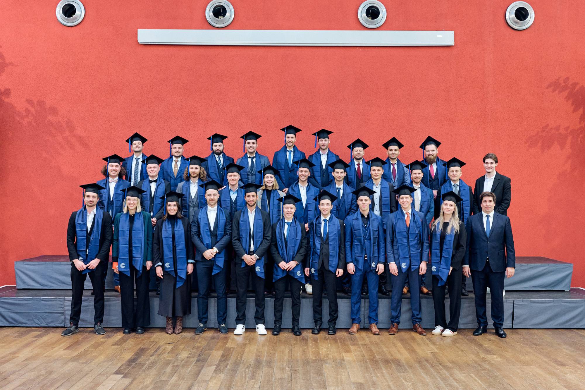 <p>Master's graduates from the Department of Industrial Engineering & Management ©Klaus Maislinger</p>