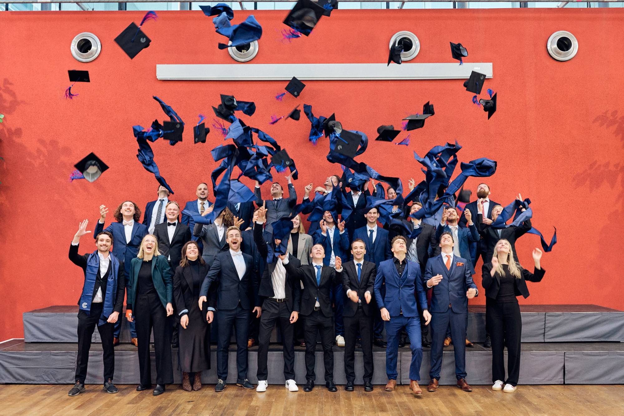 <p>Master's graduates from the Department of Industrial Engineering & Management ©Klaus Maislinger</p>