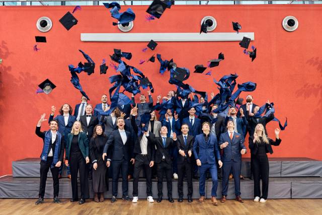 <p>Master's graduates from the Department of Industrial Engineering & Management ©Klaus Maislinger</p>