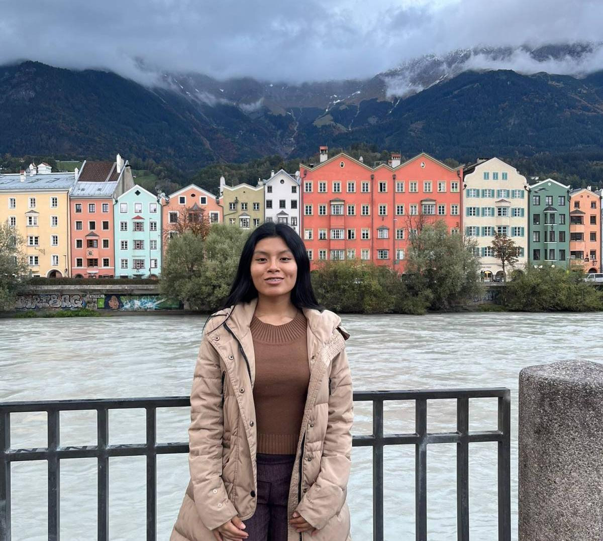 <p>Brisseth, incoming students from Peru in Innsbruck ©Chaparro</p>