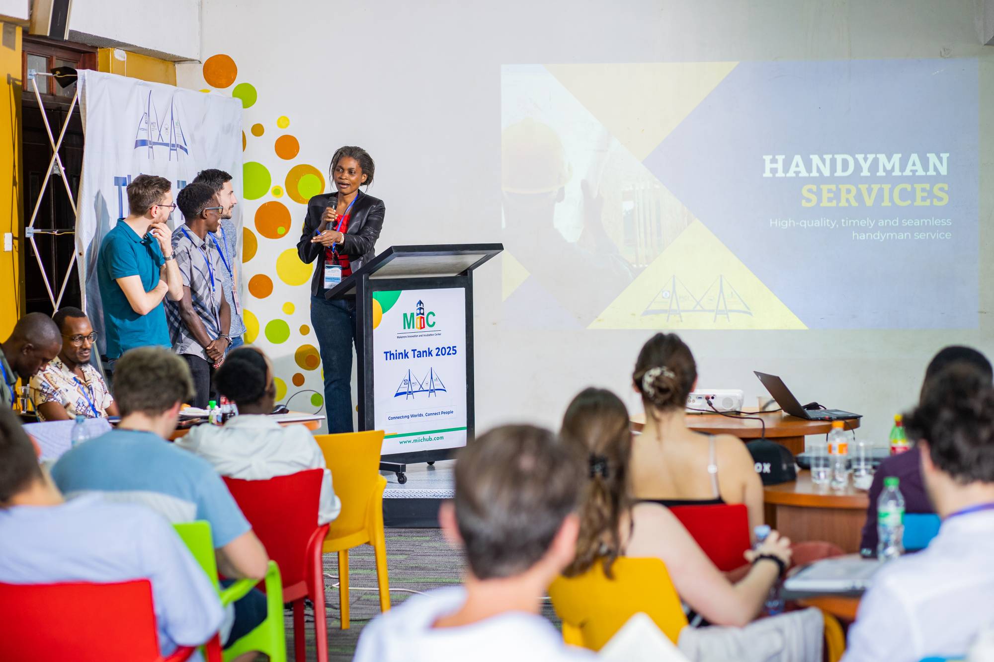 <p>Präsentation der Pitches ©Neubrand</p>