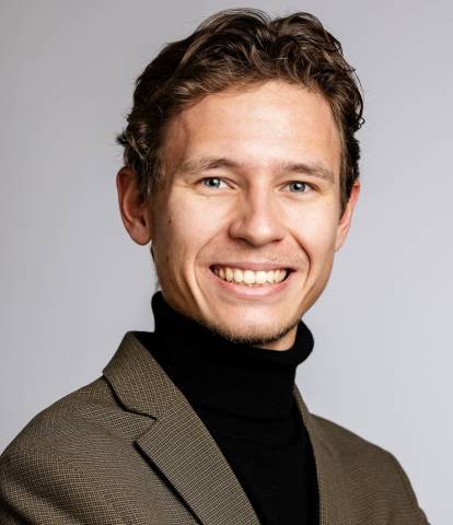 <p>Mentee Raphael Schaubschläger, sixth-semester Bachelor’s student in Industrial Engineering & Management © Raphael Schaubschläger</p>