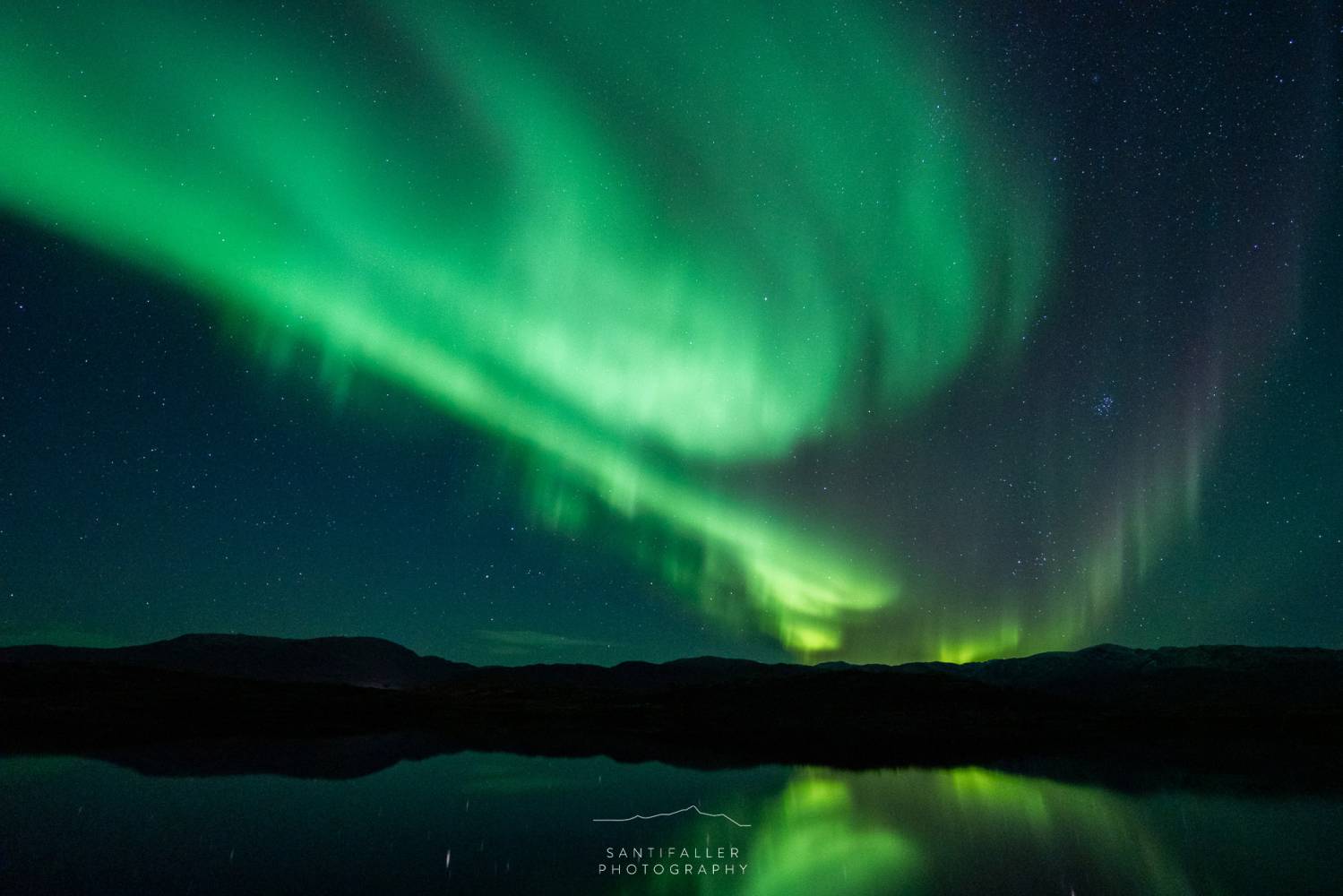 <p>Nordlichter im Umland von Tromsø, Norwegen <span style=