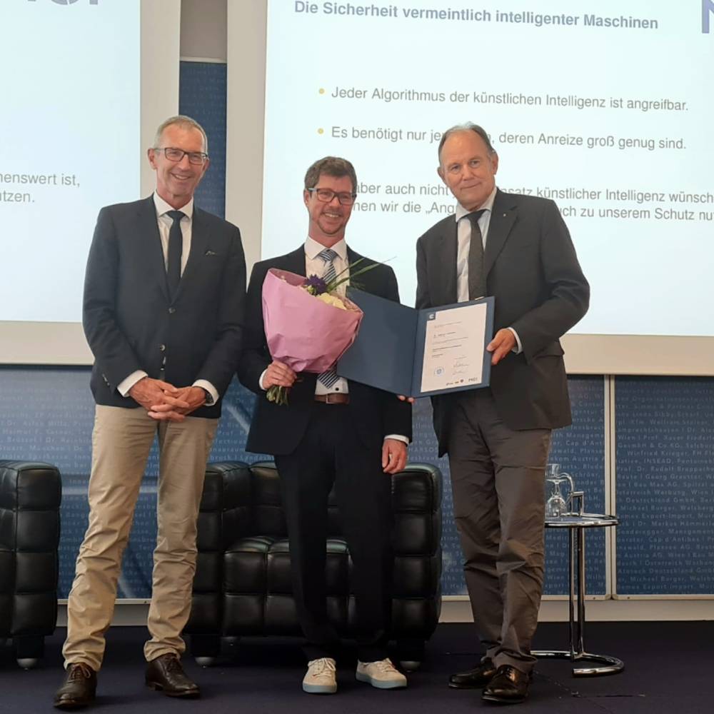 Dr. Pascal Schöttle recently awarded the title of MCI Professor during his inaugural lecture.
