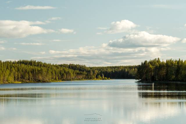<p>Landschaft im Umland von Umeå <span style=