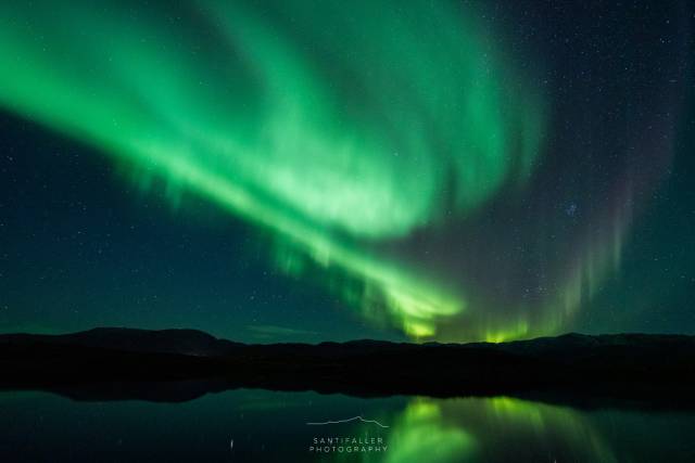 <p>Nordlichter im Umland von Tromsø, Norwegen <span style=
