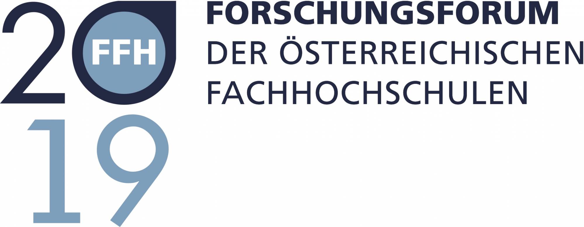 Logo Forschungsforum der österreichischen Fachhochschulen 2019 FFH