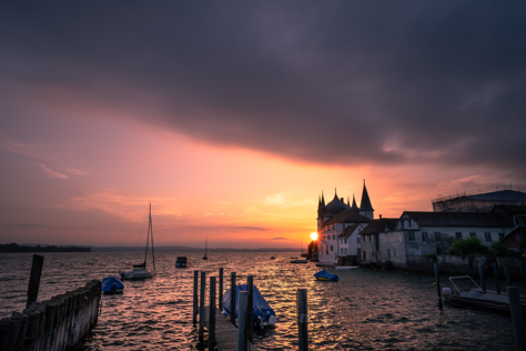 Sunset at Lake Constance