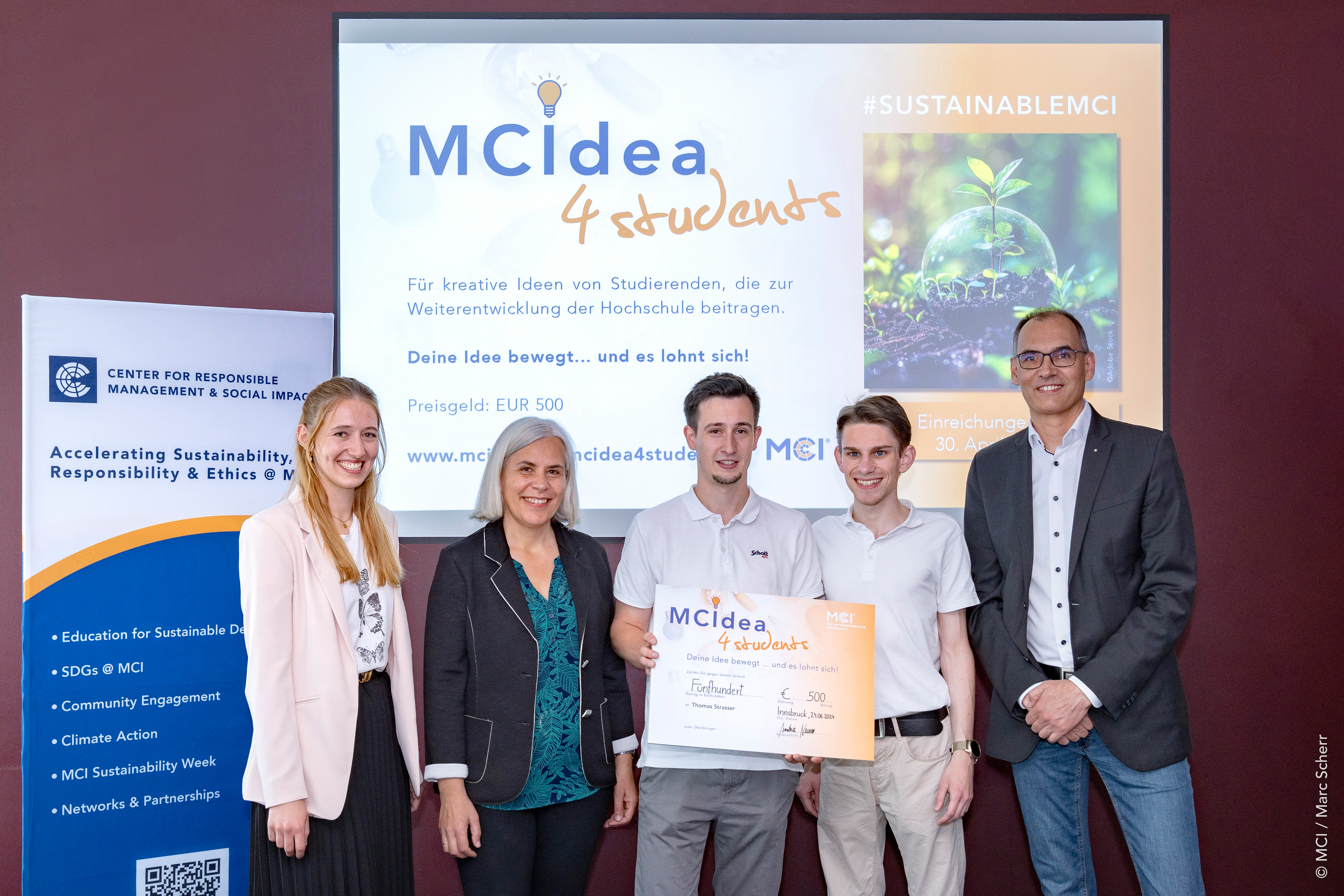 Preisverleihung MCIdea4Students
