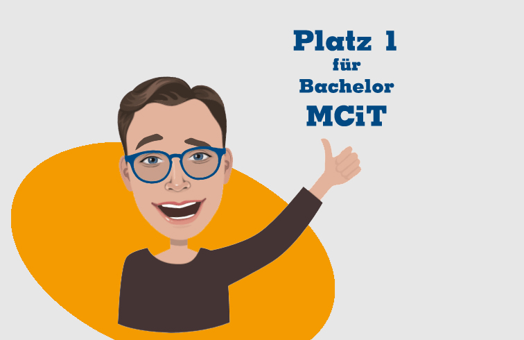 <p>Platz 1 für Bachelor MCiT </p>