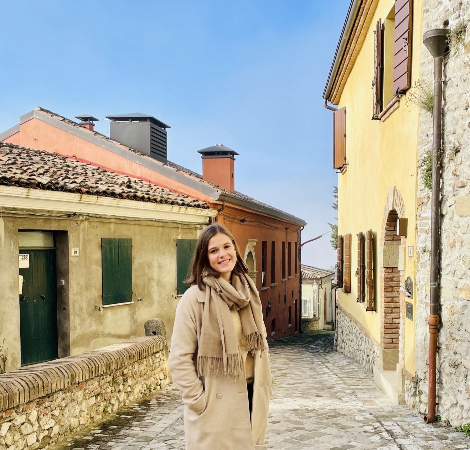 <p><em></em>The<em> </em>MCI student Tamara Hechenblaikner on a trip to Verucchio, Foto: Hechenblaikner</p>