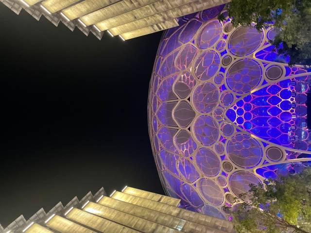<p><em><em><em><em>The stunning architecture of the Expo2020, Photo: MCI Tourismus</em></em>Foto: MCI Tourismus<br /></em></em></p>
