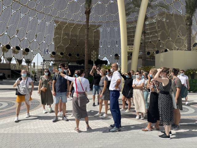 <p><em><em>Expo2020 in Dubai - great impressions for MCI students, Photo: MCI Tourismus<br /></em></em></p>
