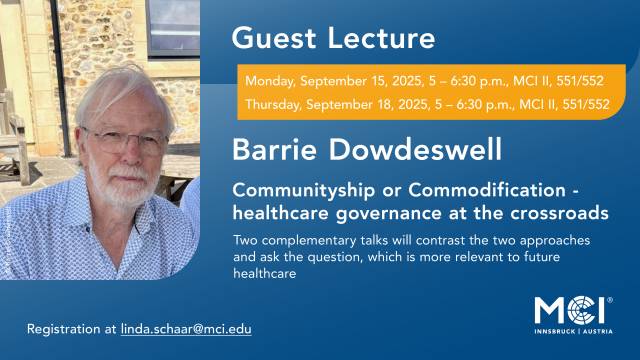Guest Lecture - Barrie Dowdeswell