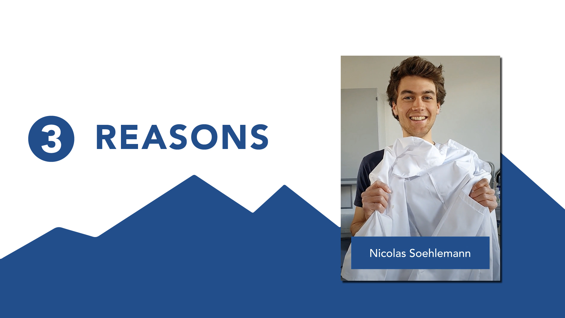 <p>Student Nicolas Soehlemann erklärt #ThreeReasons für sein Studium Umwelt-, Verfahrens- & Energietechnik am MCI. ©MCI</p>